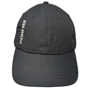 Ouray Baseball Cap Black One Size Vero Beach Florida Polyester Strapback Hat